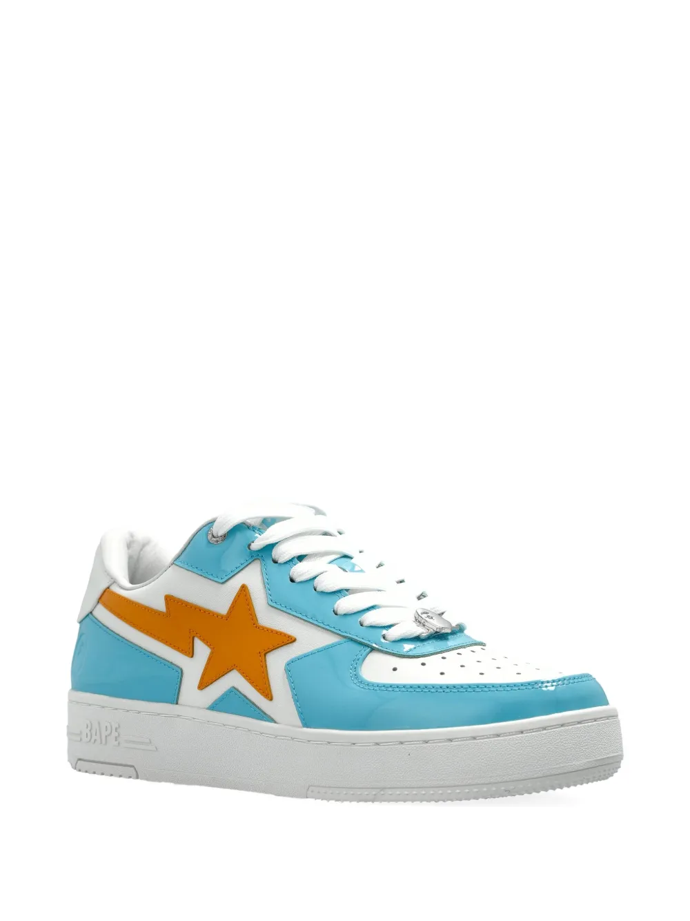 A Bathing Ape Star-patch Sneakers In Blue