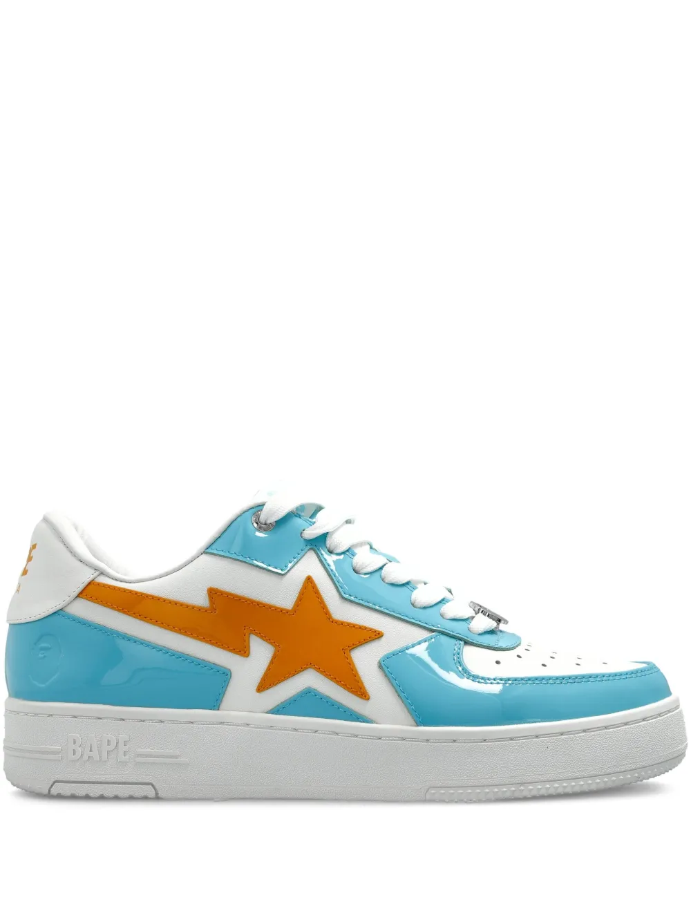 A BATHING APE star-patch sneakers Blue