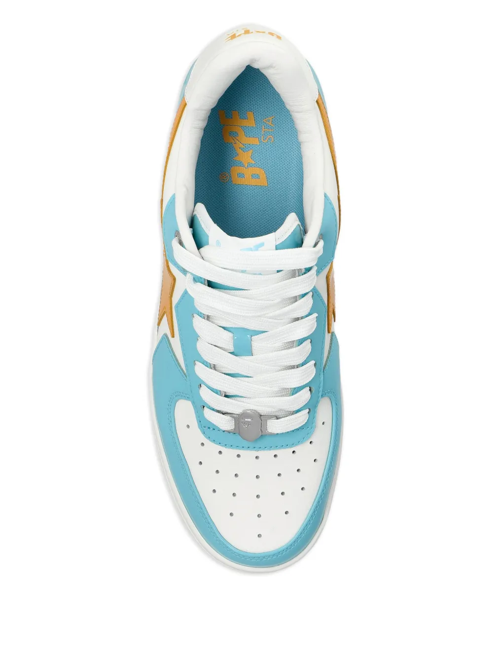 A BATHING APE star-patch sneakers Blue