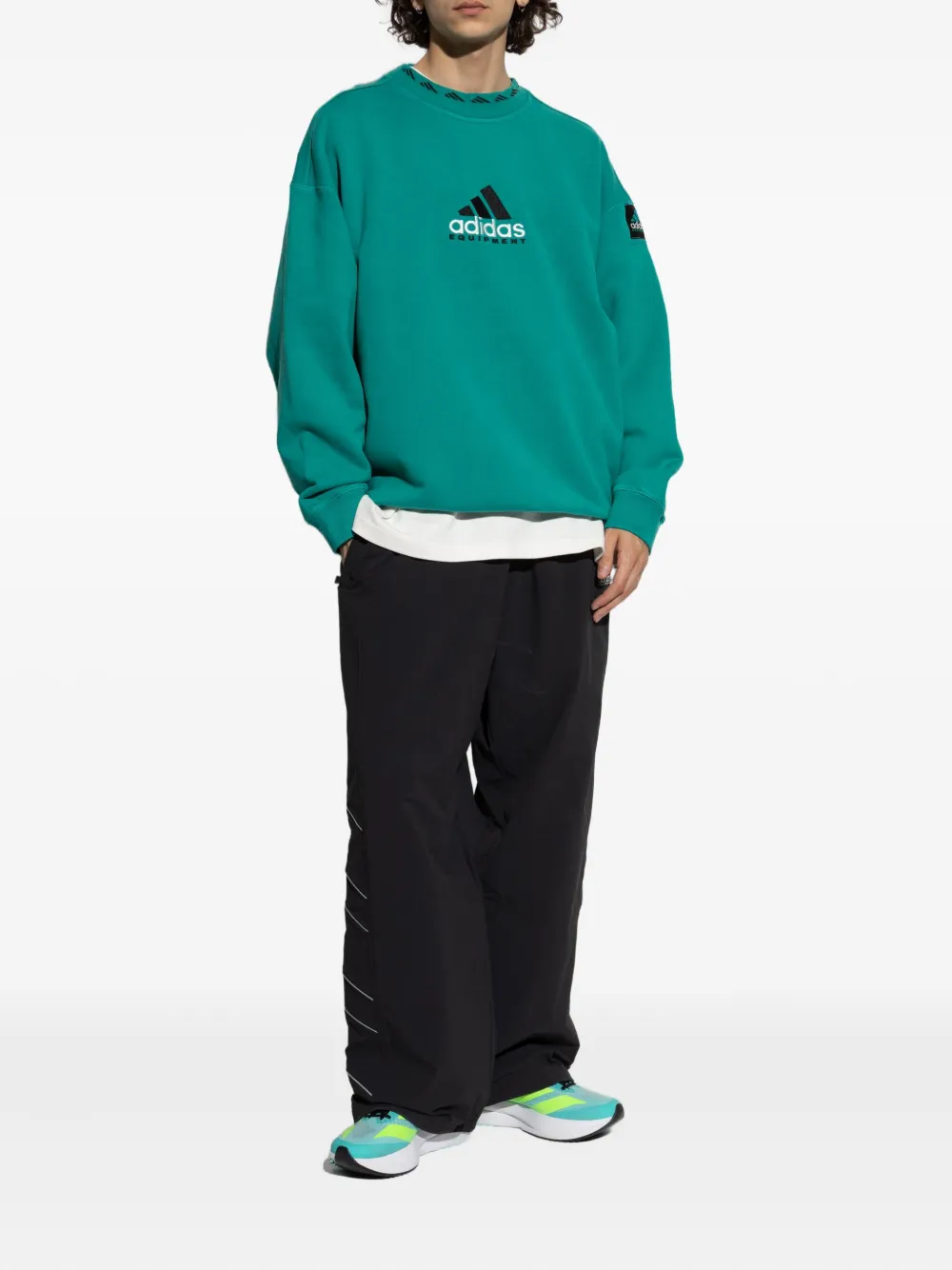 Adidas EQT sweater met ronde hals - Groen