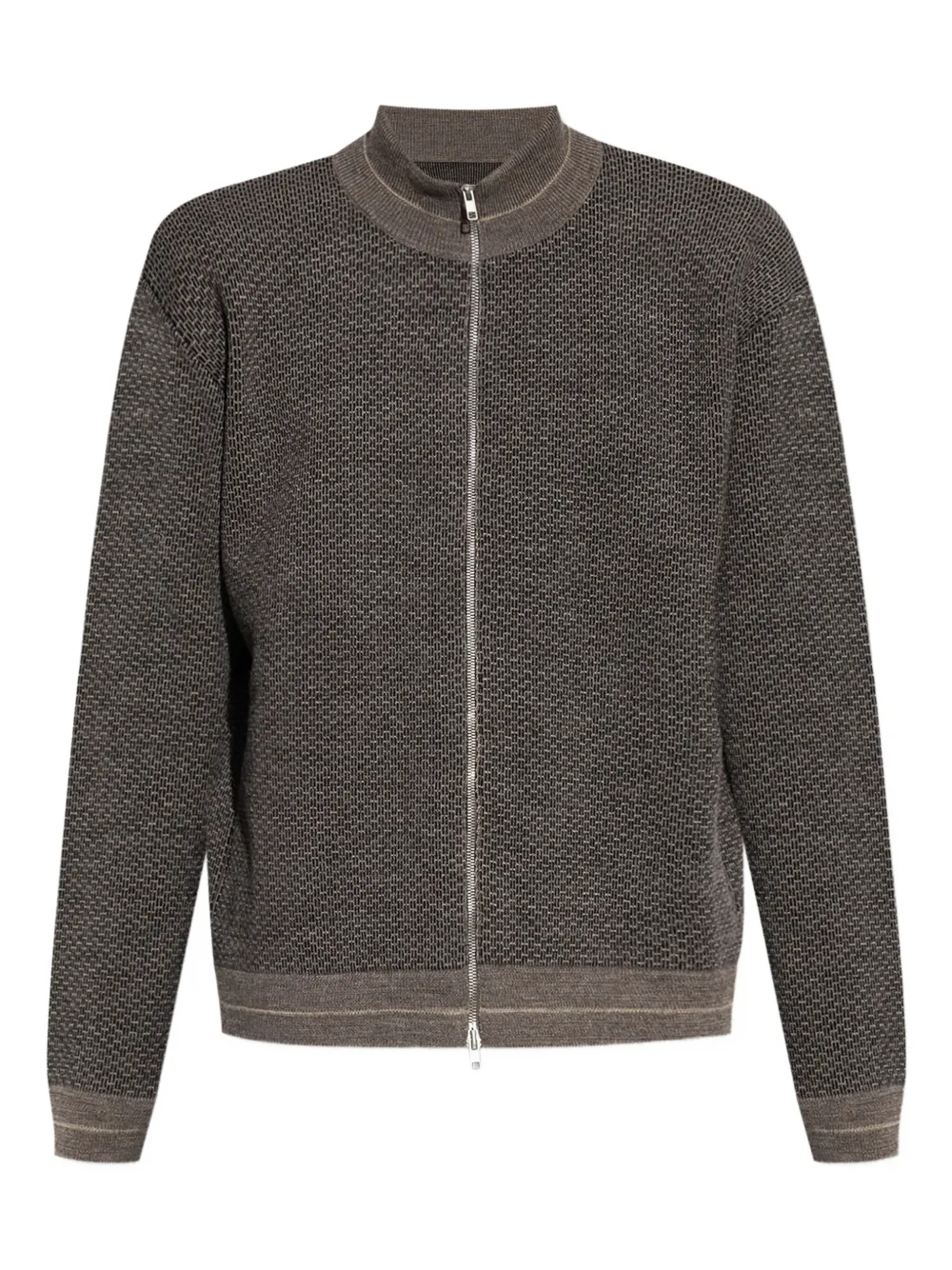 Maison Margiela Wollen vest met rits Bruin