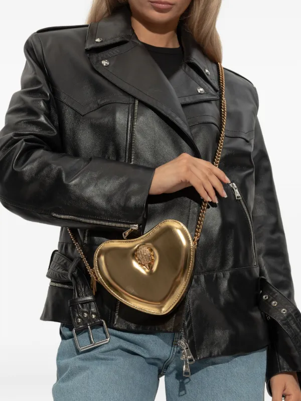 Kurt Geiger London Kensington Heart Chain Cross Body Bag Yellow  FARFETCH MY