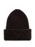 Moncler mohair beanie - Brown