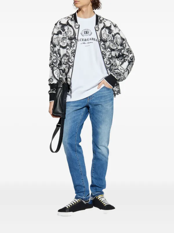 Dolce & Gabbana フェイデッド ジーンズ | ブルー | FARFETCH JP