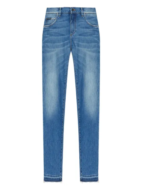 Dolce & Gabbana frayed-hem jeans
