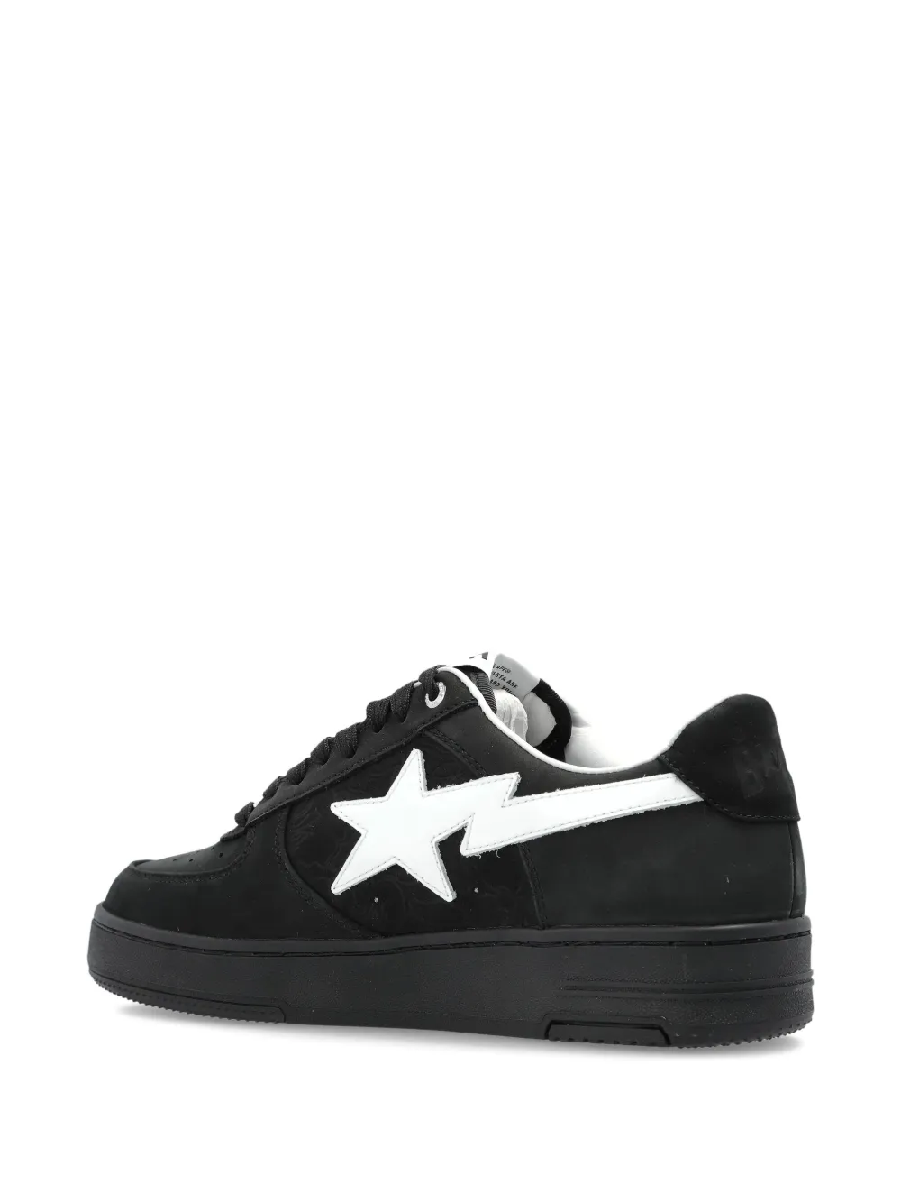 A BATHING APE Sk8 Sta leren sneakers verfraaid met ster - Zwart