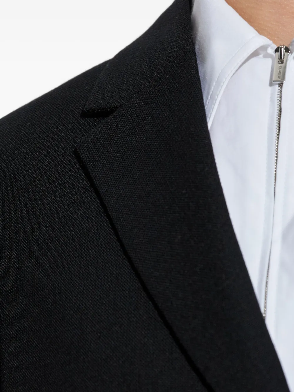 Jil Sander Blazer met gekerfde revers Zwart
