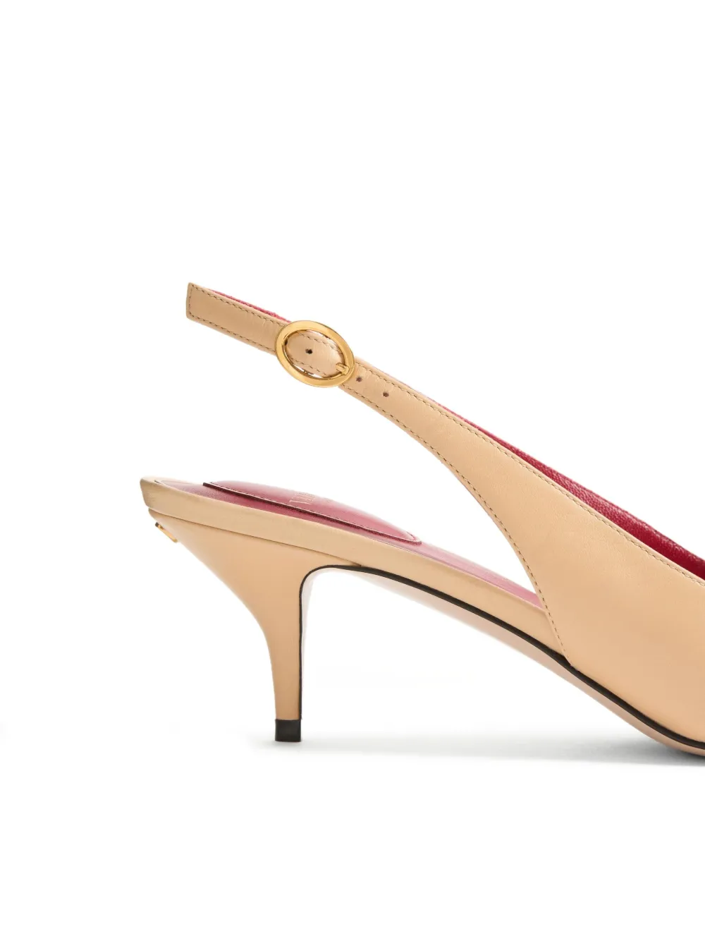Valentino Garavani 55mm Panthea geplooide pumps Beige