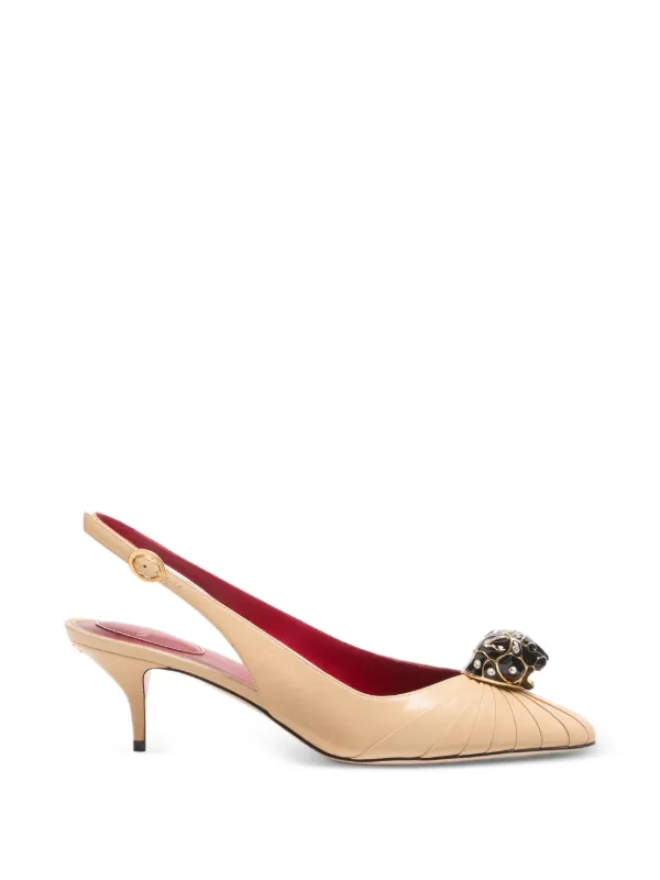 Valentino Garavani Panthea Goatskin Pumps 55mm in Neutrals