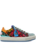 Kurt Geiger London Southbank Tag patchwork lace-up sneakers - Pink