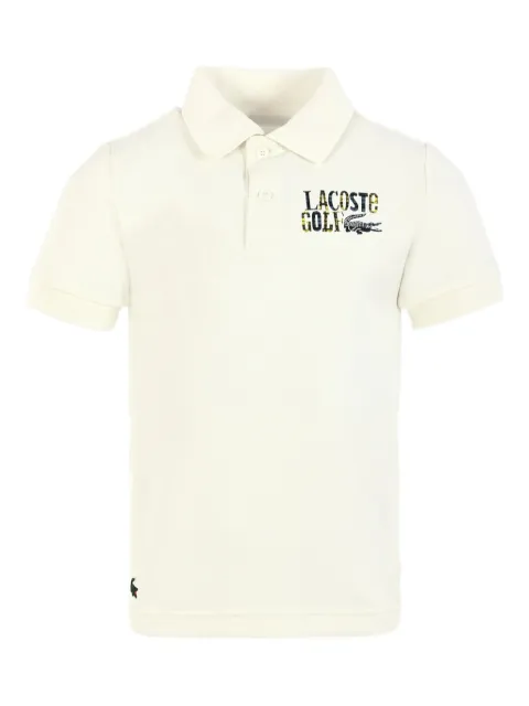 Lacoste Kids Camisa polo mangas curtas com estampa