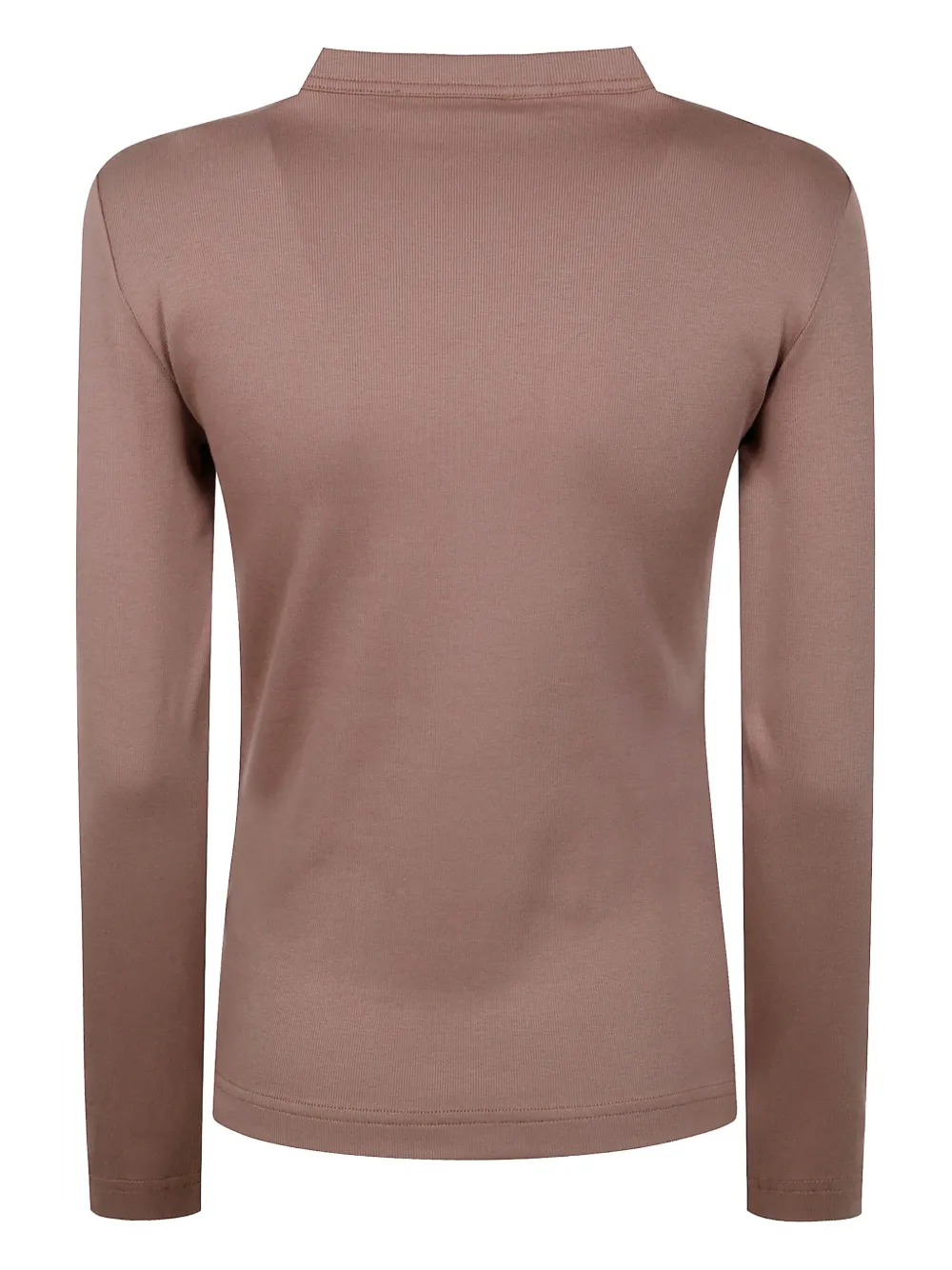 Fabiana Filippi lace-embellishment long-sleeve T-shirt Bruin