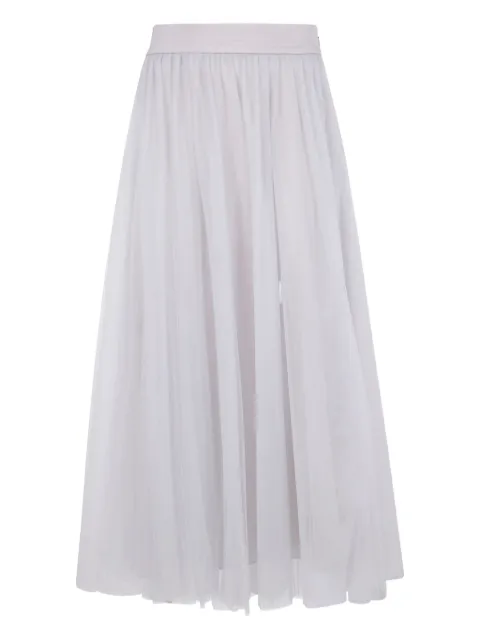 Fabiana Filippi elastic-waist tulle skirt