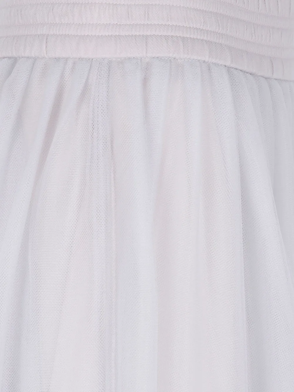 Fabiana Filippi elastic-waist tulle skirt Wit