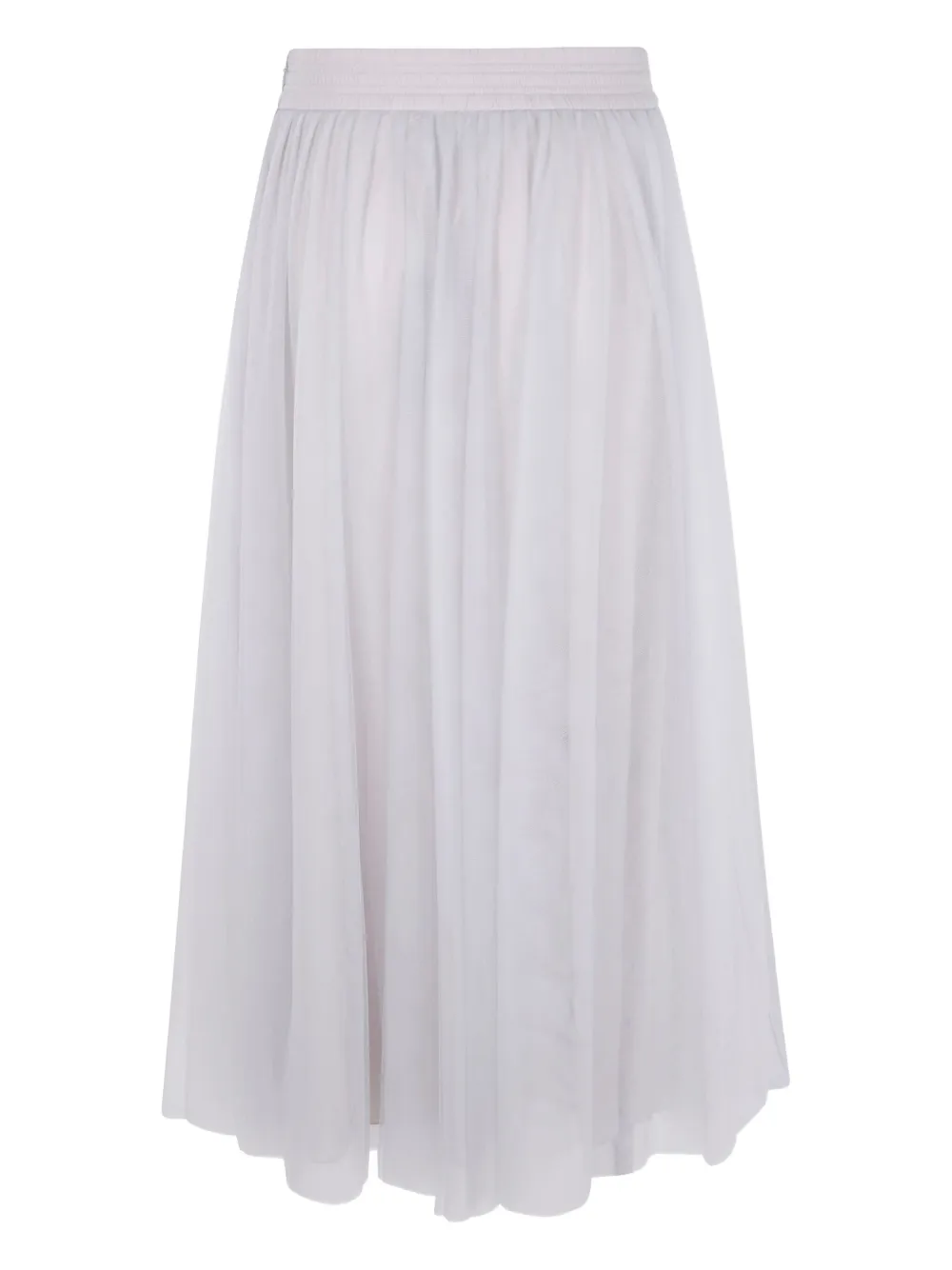 Fabiana Filippi elastic-waist tulle skirt Wit