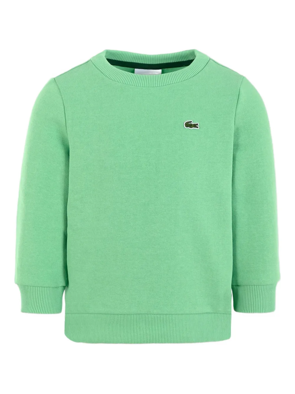 Lacoste Kids Sweater met geborduurd logo Groen