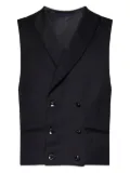 FRANZESE COLLECTION double-breasted waistcoat - Black