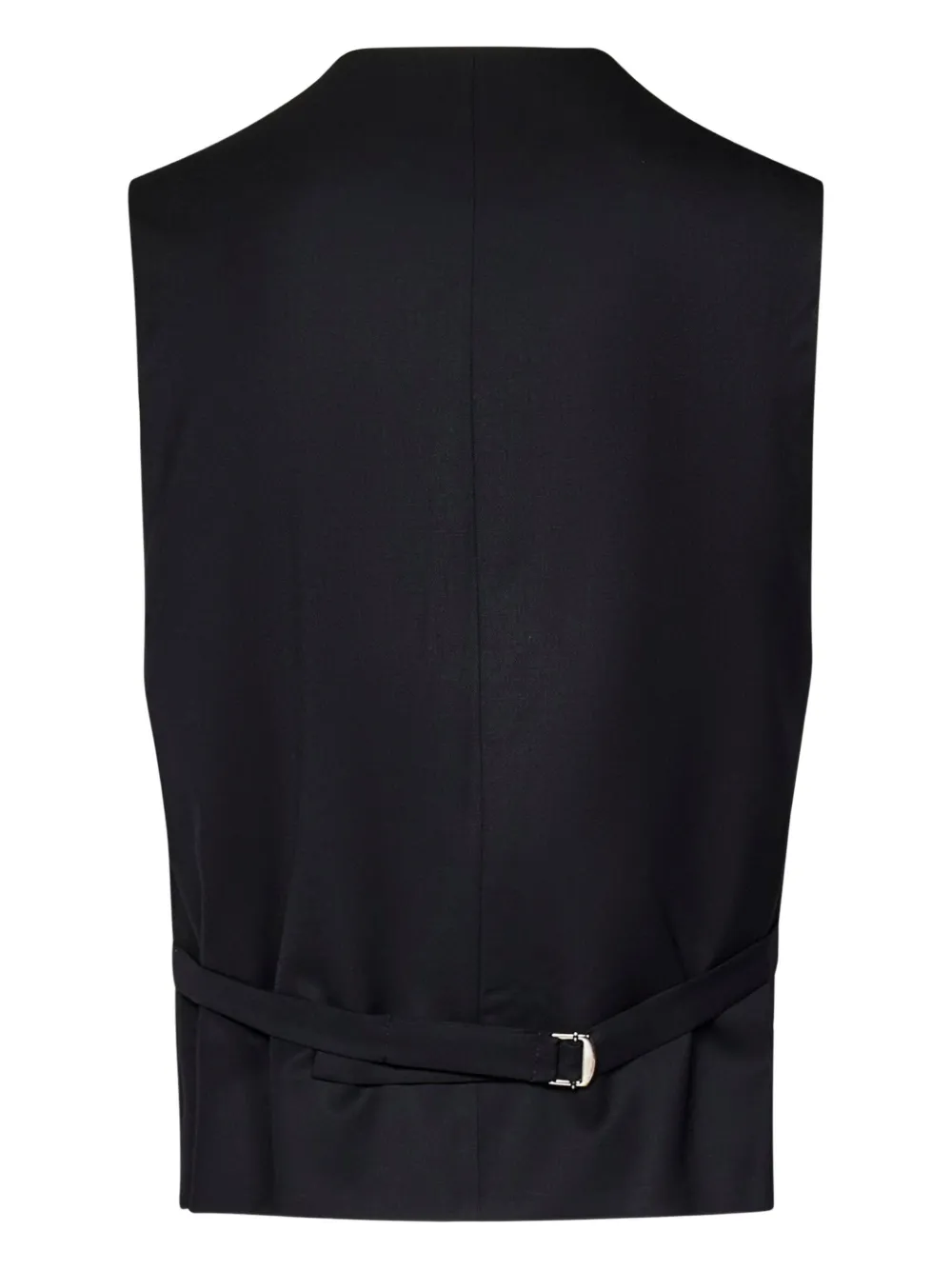 FRANZESE COLLECTION Gilet met dubbele rij knopen Zwart