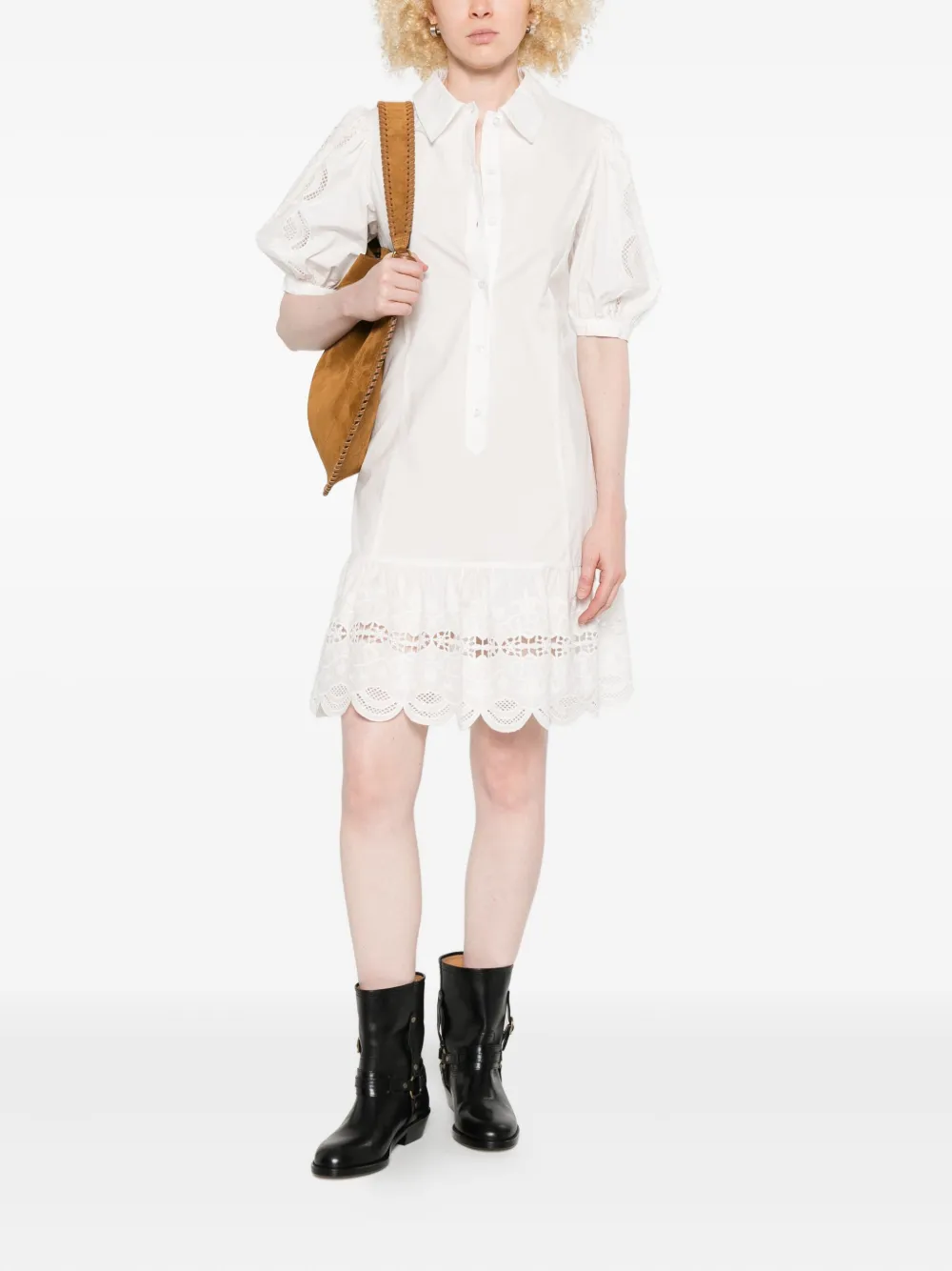LIU JO embroidered dress Wit