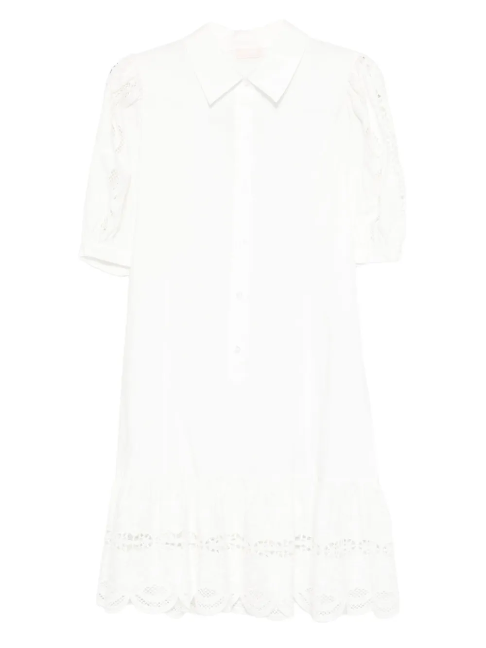 Liu •jo Embroidered Dress In White