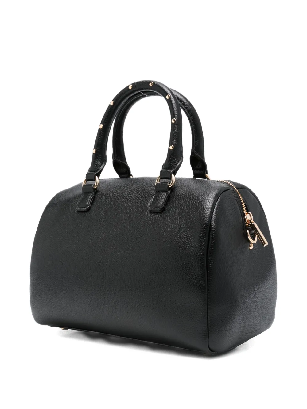 Liu •jo Cross-body Satchel Studded Handles In Black