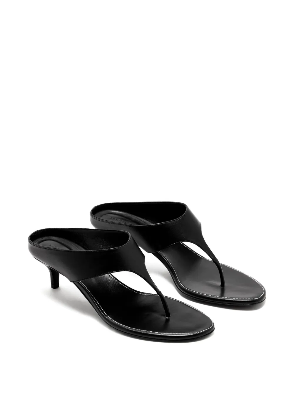 Magda Butrym 45mm Thong leather heeled sandals | Heeled Sandals | Image 2