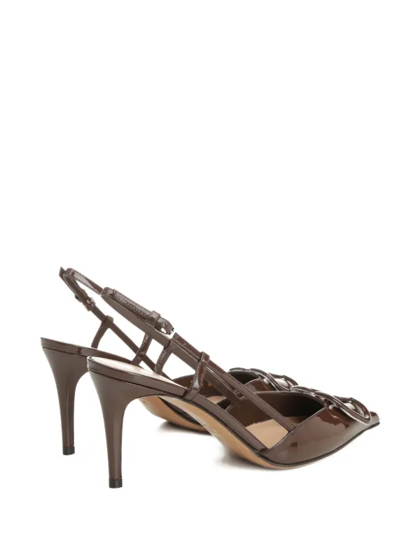 Valentino Garavani Slingback Pumps | Brown | FARFETCH