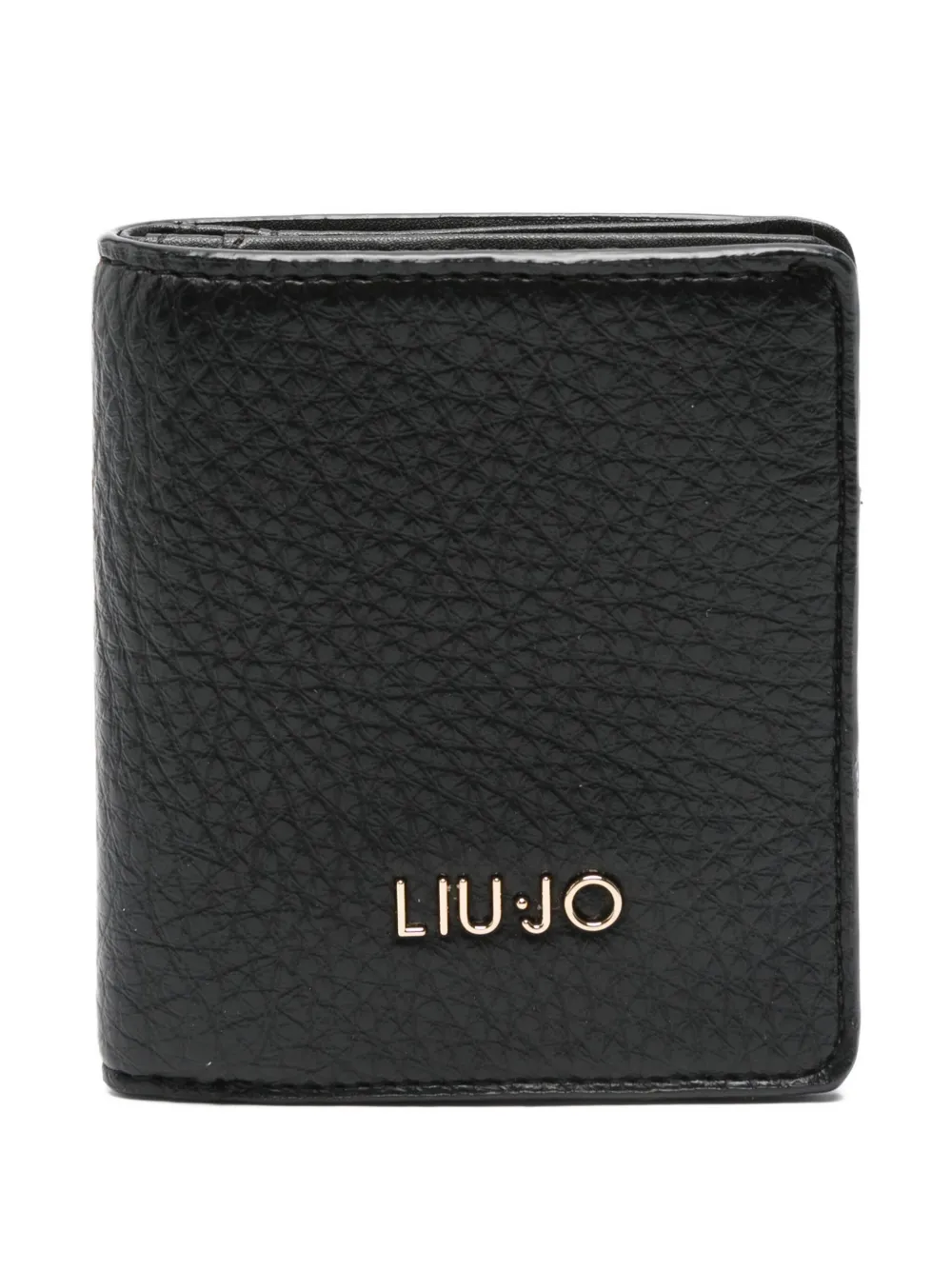 LIU JO logo-lettering wallet | Black | Image 1