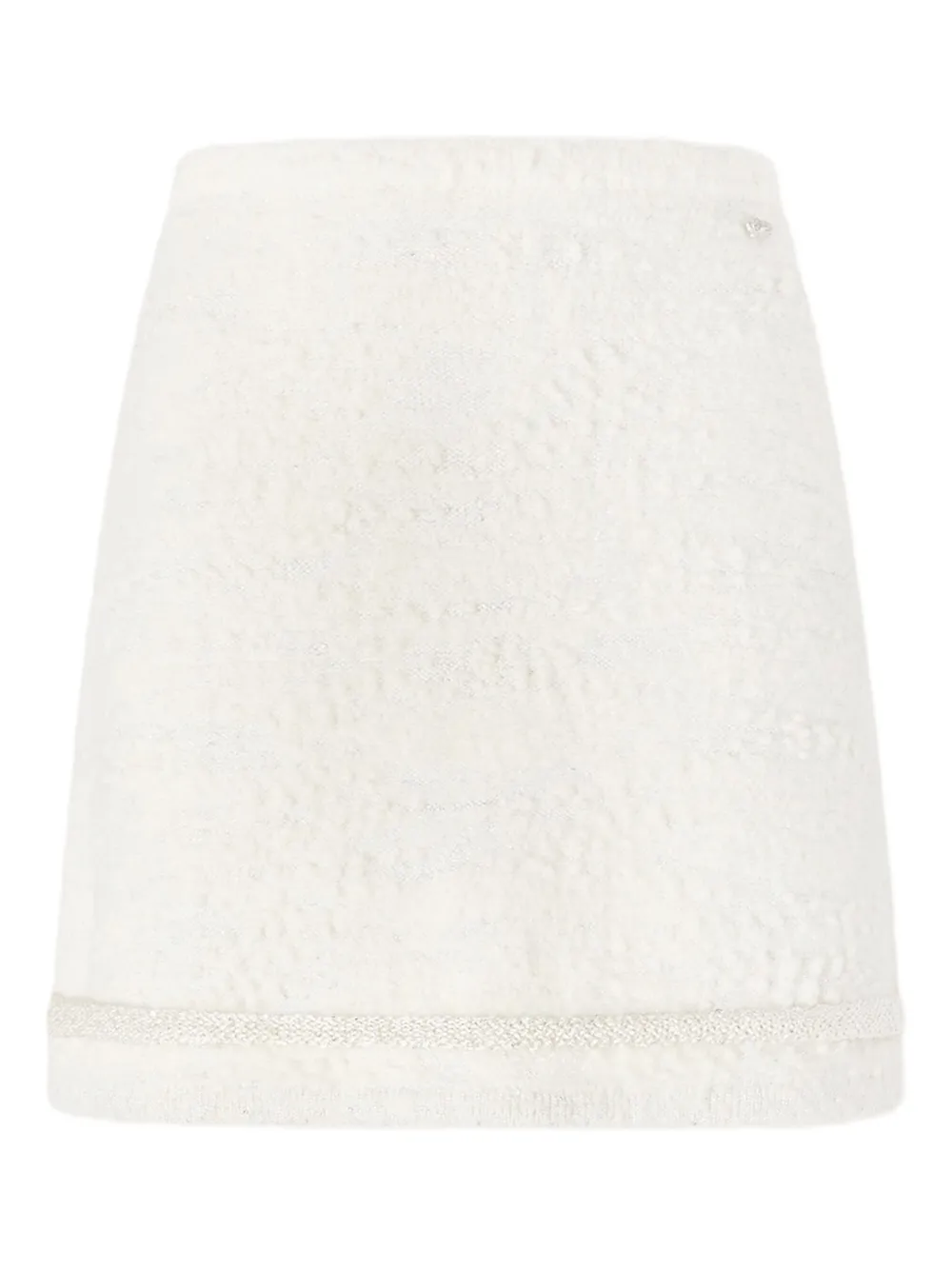 Genny Tweed mini-rok Wit