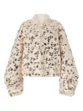 Genny sequin-embellished jacket - Neutrals