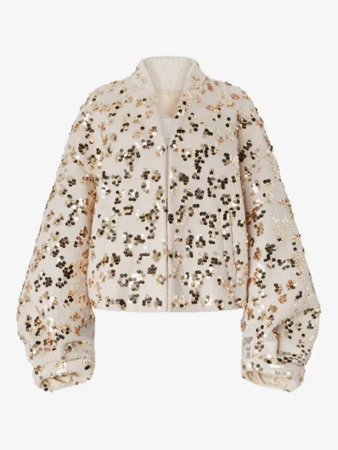 Genny sequin-embellished jacket