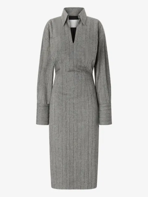 Genny vestido midi a rayas