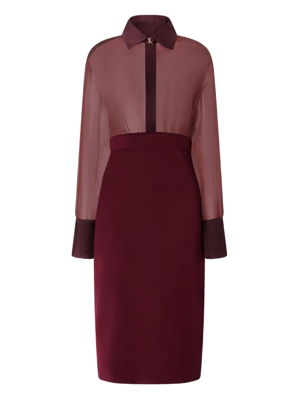 crystal-embellishment midi dress