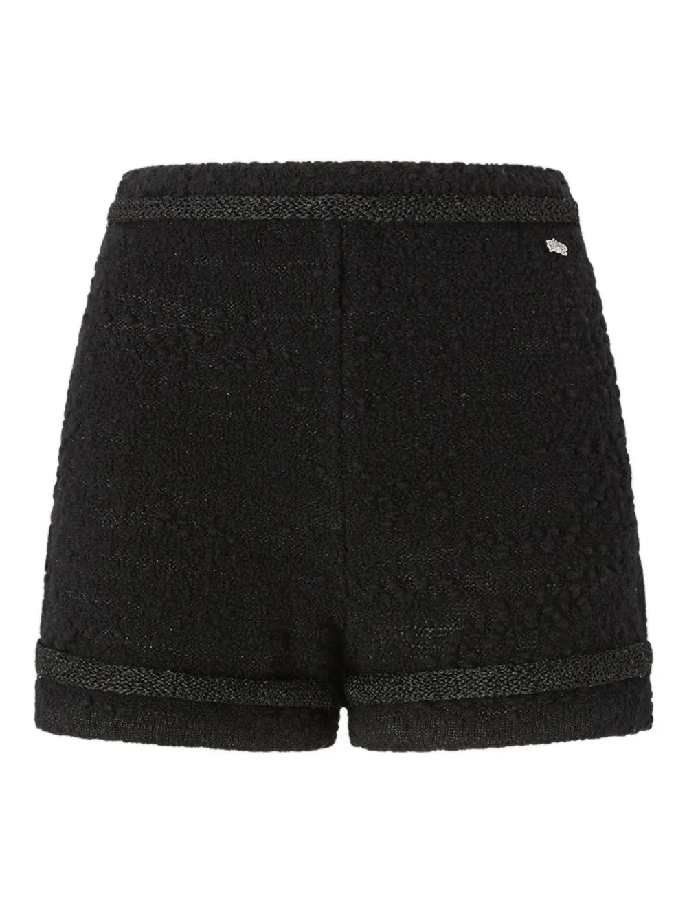 Genny sequin-embellished tweed shorts - ブラック Genny sequin-embellished tweed shorts - ブラック