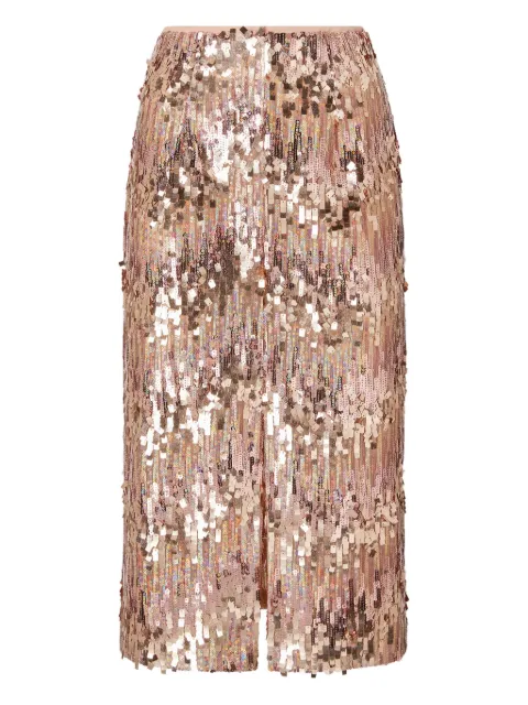 Genny falda midi con lentejuelas