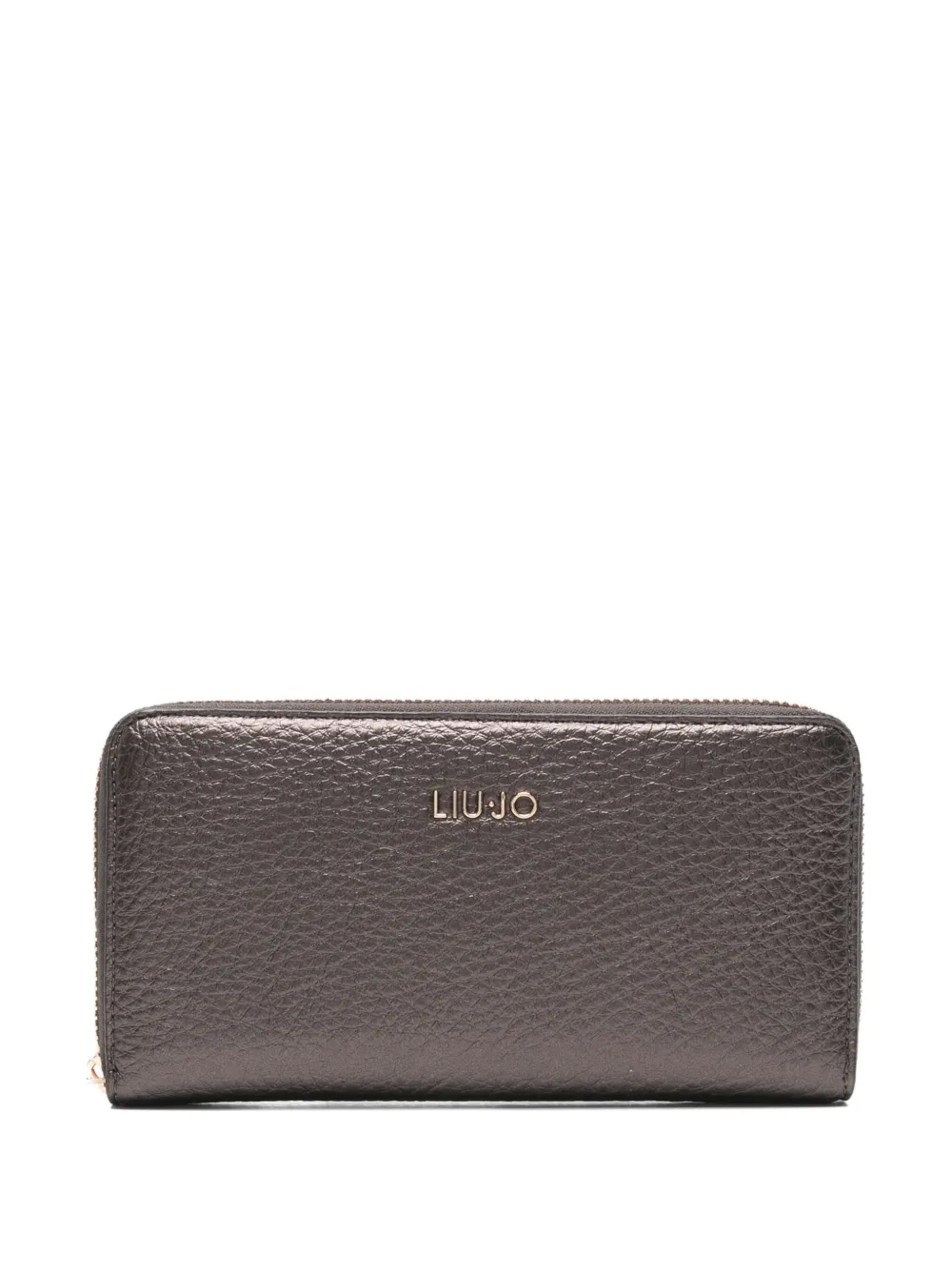 LIU JO metallic zip-around wallet | Brown | Image 1