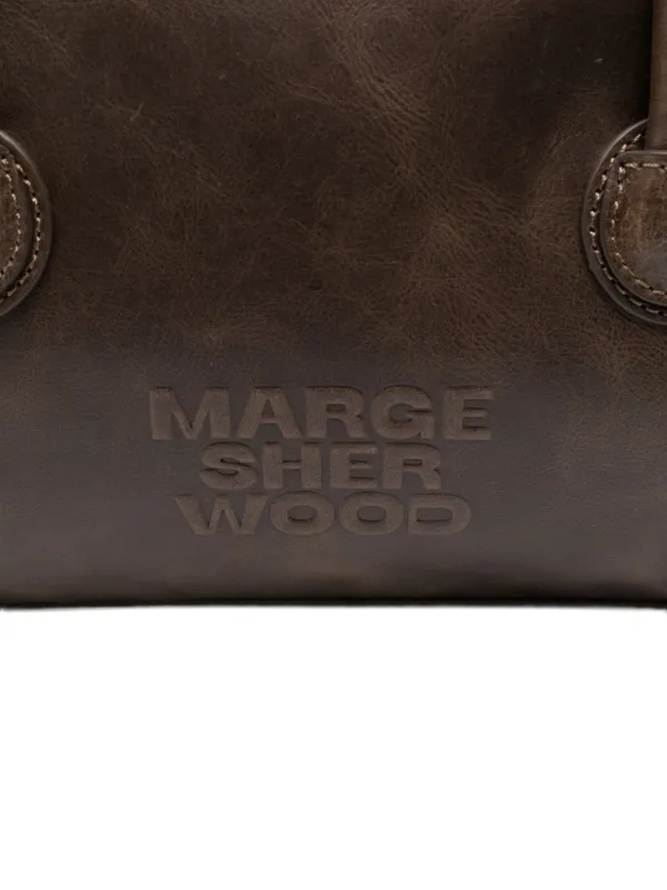 トートバッグ Marge Sherwood top-handle leather tote bag Marge Sherwood top-handle Leather Tote Bag | Brown | FARFETCH