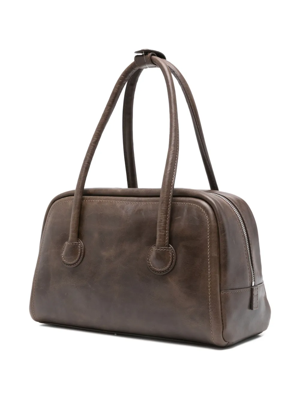Margesherwood Top-handle Leather Tote Bag In Brown