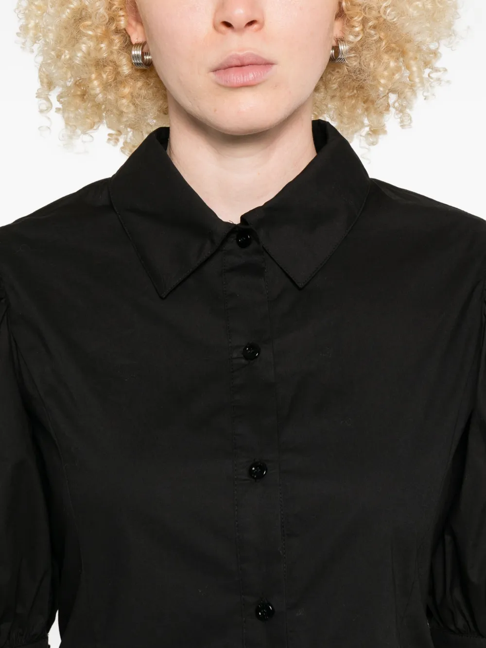 LIU JO embroidered dress Zwart
