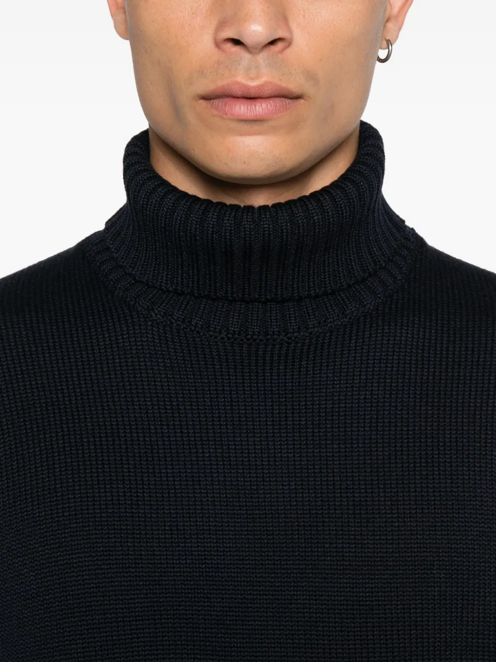 Zanone Wollen coltrui Blauw
