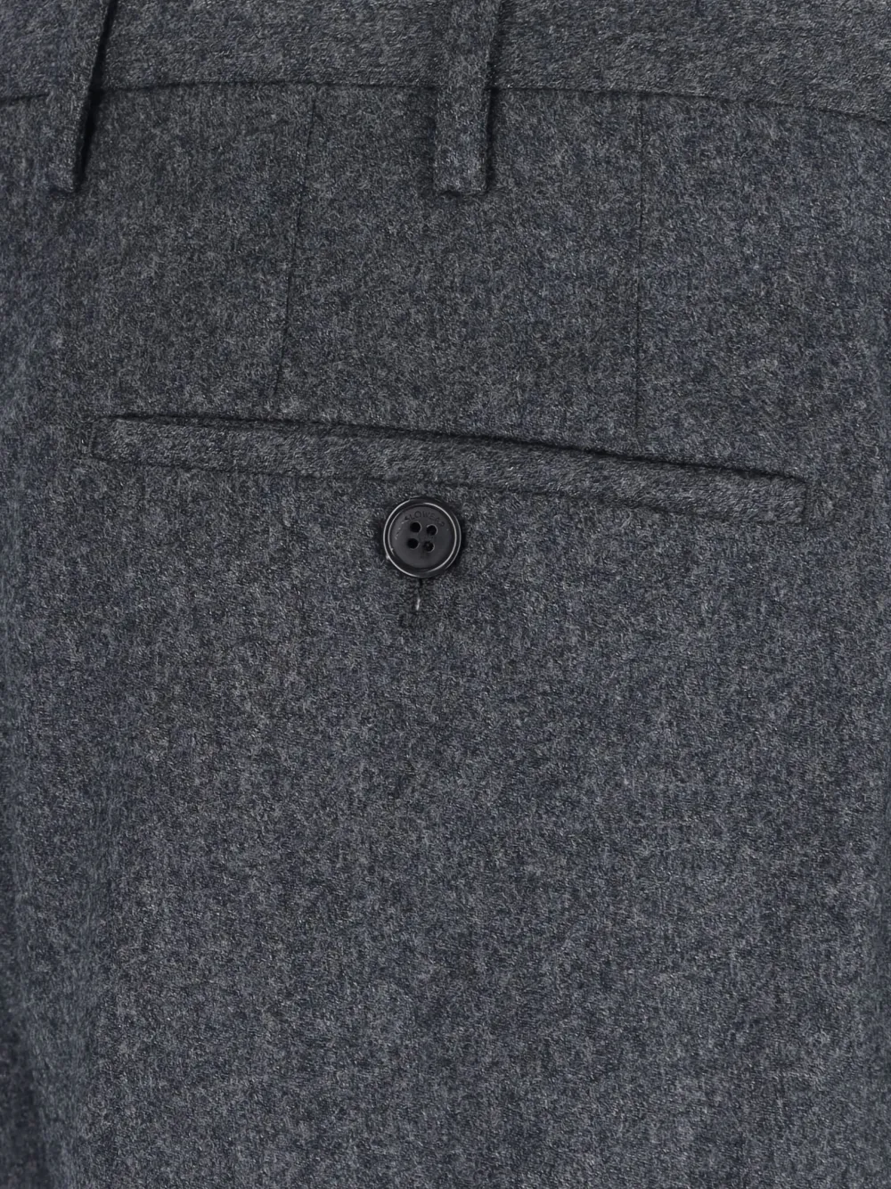Incotex Geplooide chino van scheerwol Grijs