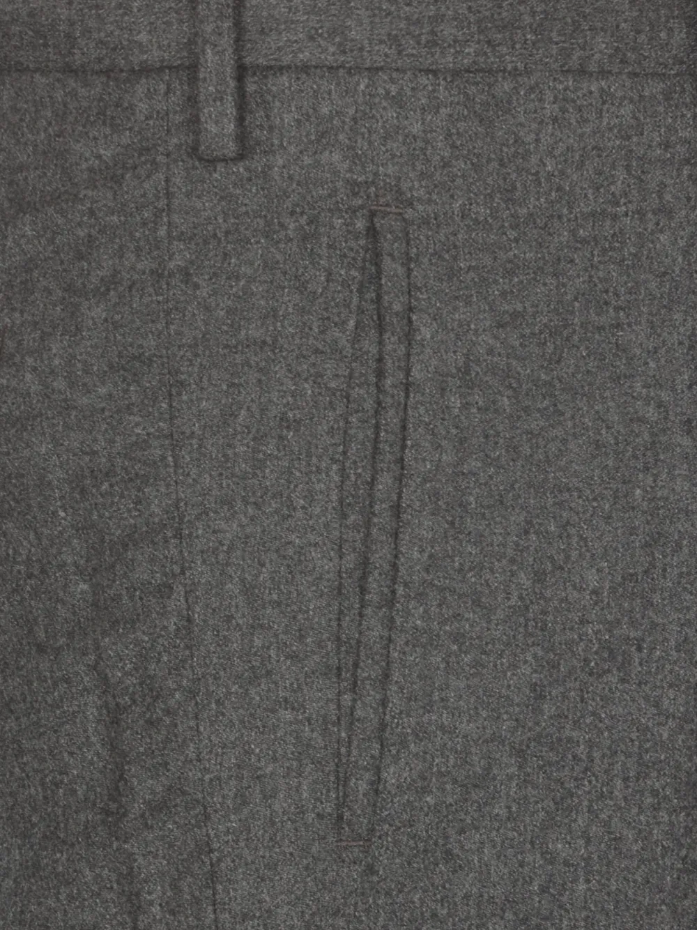 Incotex Geplooide chino van scheerwol Grijs