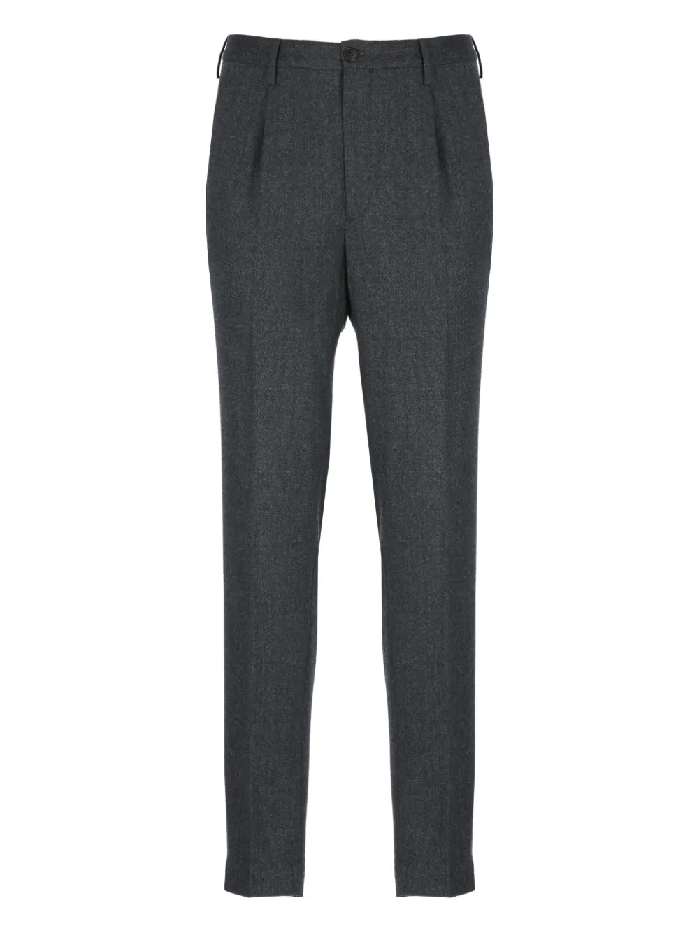 Incotex Geplooide chino van scheerwol Grijs