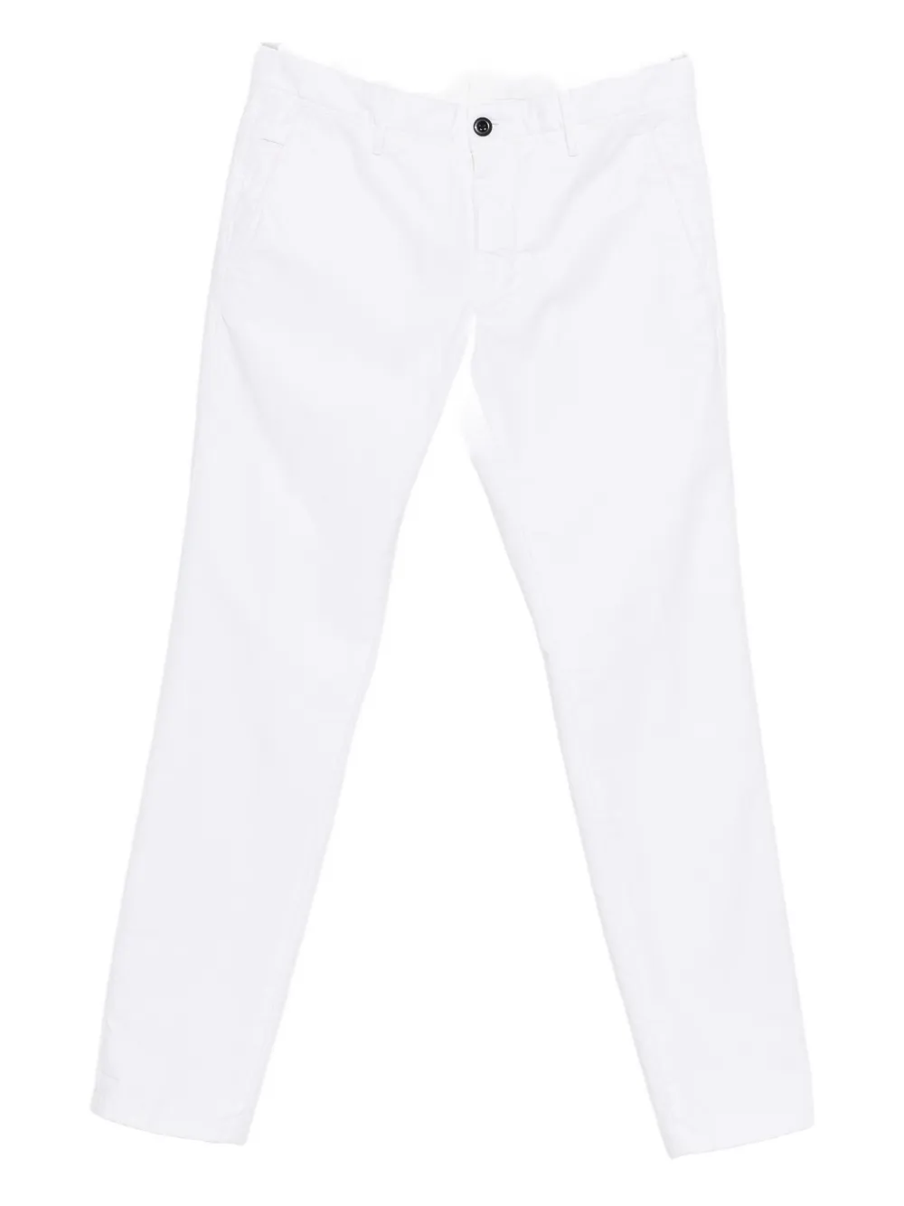 Incotex cotton straight-leg trousers - Bianco