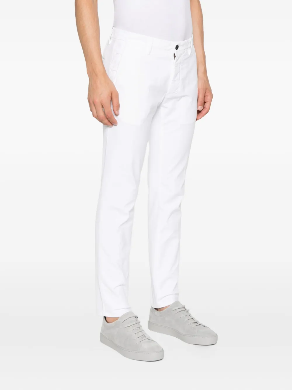 Incotex Straight broek Wit