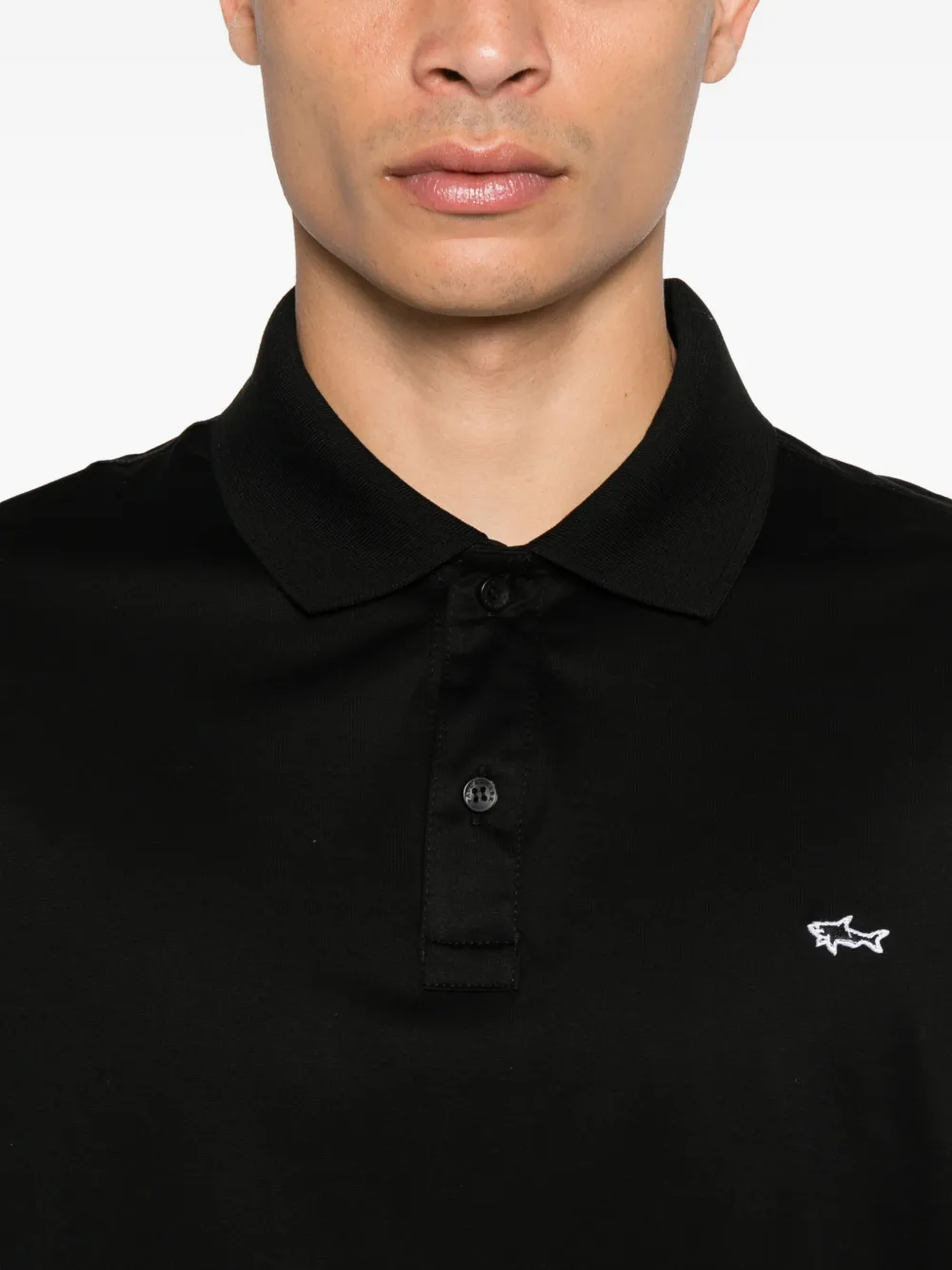 Paul & Shark Poloshirt met logo Zwart