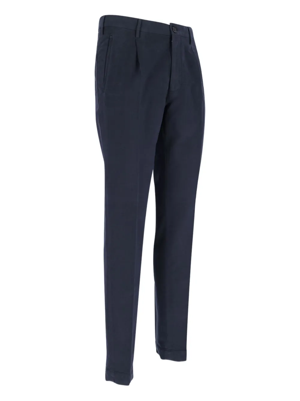 Incotex Broek met geplooide voorkant Blauw