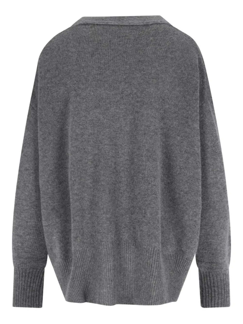 Jil Sander V-neck buttoned cardigan Grijs