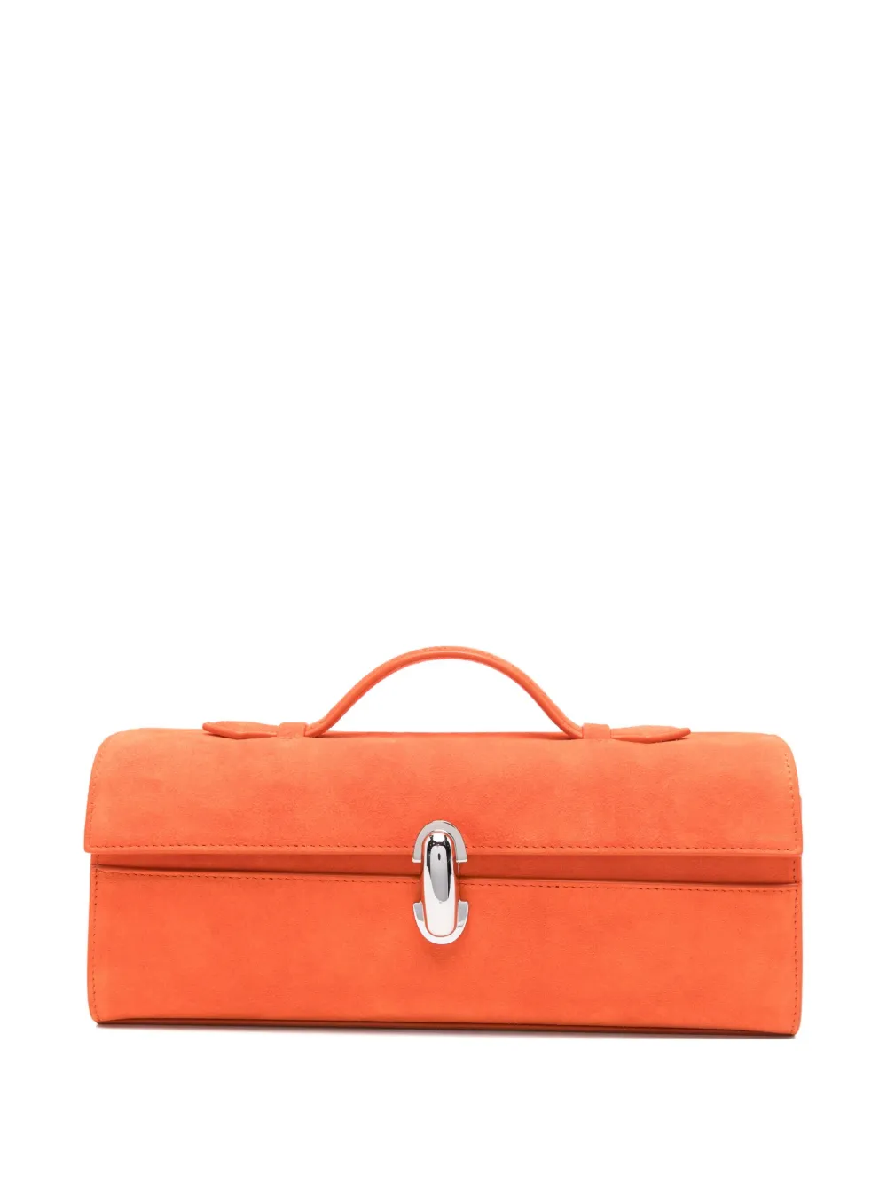 Savette Slim Symmetry top-handle tote bag - Arancione