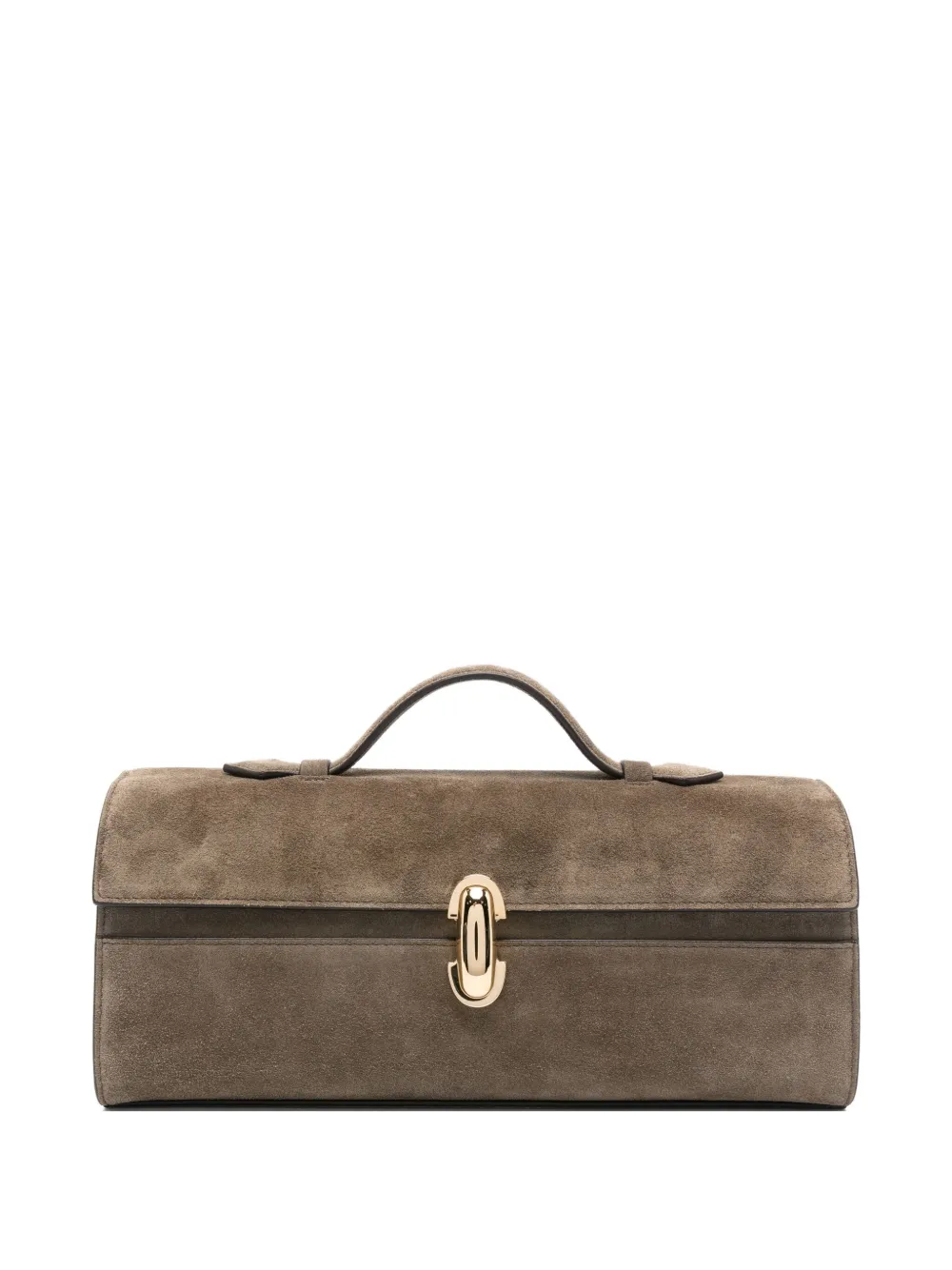 Savette Symmetry Top-handle Clutch Bag In Green